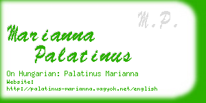 marianna palatinus business card